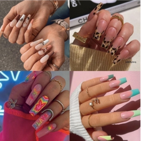 Coffin Shaped Ballerina Full Cover Nail Tip - Picture 8 of 8